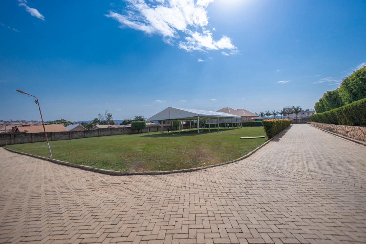 Headquarters compound and parking